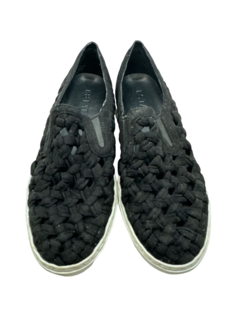 1. State Delphin Black Braided Slip On Sneakers Size 8
